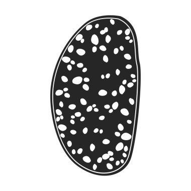 Sandviç vektör simgesi. Siyah vektör simgesi beyaz arkaplan sandviçi üzerinde izole edildi.