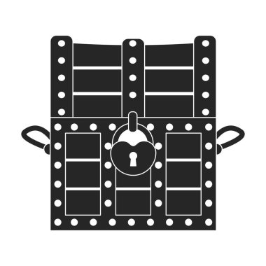 Göğüs vektör simgesi. Siyah vektör simgesi beyaz arka plan göğsünde izole edildi.