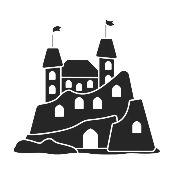 Średniowieczny zamek szkic Stock-vektorer, royaltyfrie Średniowieczny ...