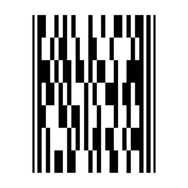バーコードベクトル漫画のアイコン。白い背景のベクトルイラストバーコード。ラベルバーコードの隔離された漫画イラストアイコン . — ストックベクタ