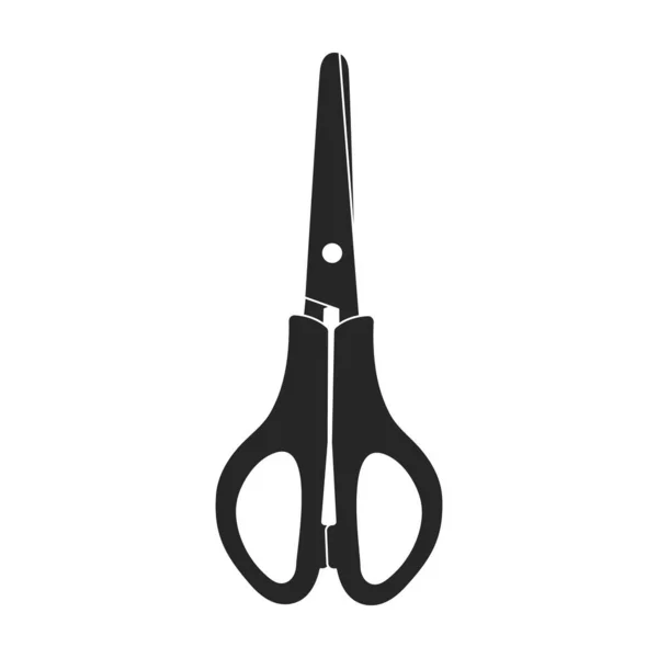 Scissor Vector icon.Black Vektor icon isoliert auf weißem Hintergrund Schere. — Stockvektor