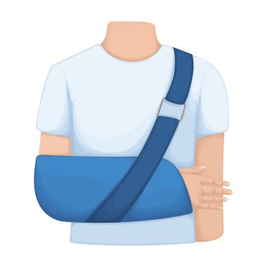 Sargı vektörü karikatür simgesi. Beyaz arkaplanda vektör illüstrasyon bandı. İzole edilmiş karikatür bandaj çizimi simgesi .