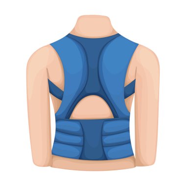 Sargı vektörü karikatür simgesi. Beyaz arkaplanda vektör illüstrasyon bandı. İzole edilmiş karikatür bandaj çizimi simgesi .