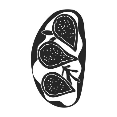 Sandviç vektör simgesi. Siyah vektör simgesi beyaz arkaplan sandviçi üzerinde izole edildi.