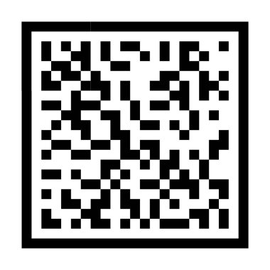 Barkod vektör karikatür simgesi. Beyaz arkaplanda vektör illüstrasyon barkodu. Etiket barkodunun izole edilmiş çizgi film illüstrasyon simgesi .