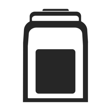 Posta kutusu vektör simgesi. Siyah vektör simgesi beyaz arkaplan posta kutusunda izole edildi.