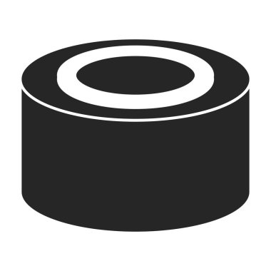 Cap şişe vektör simgesi. Siyah vektör simgesi beyaz arka plan kapağında izole edilmiş..