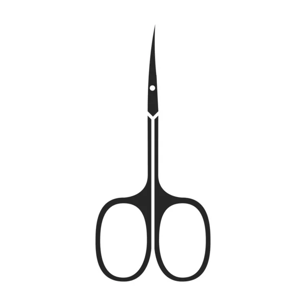 Scissors Vector icon.Black Vector icon isoliert auf weißem Hintergrund Schere. — Stockvektor