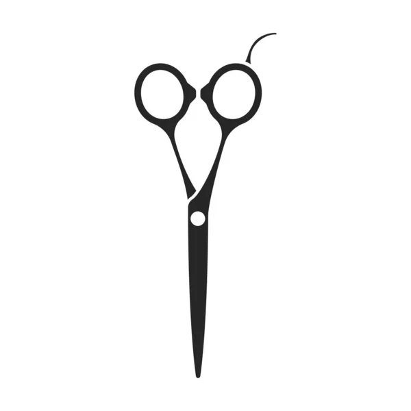 Scissors Vector icon.Black Vector icon isoliert auf weißem Hintergrund Schere. — Stockvektor