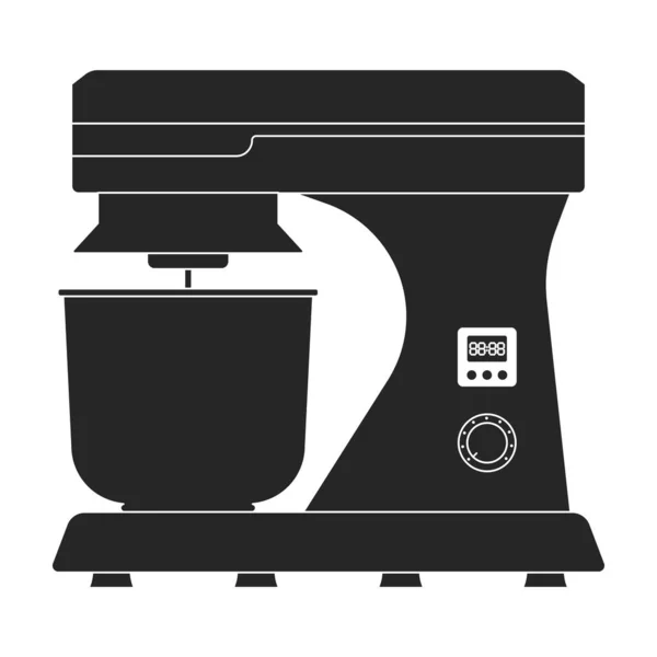 Mixer Vektor icon.Black Vektor icon isoliert auf weißem Hintergrund Mixer. — Stockvektor