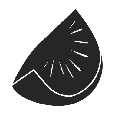 Turp vektör simgesi. Siyah vektör simgesi beyaz arkaplan turpunda izole edildi.