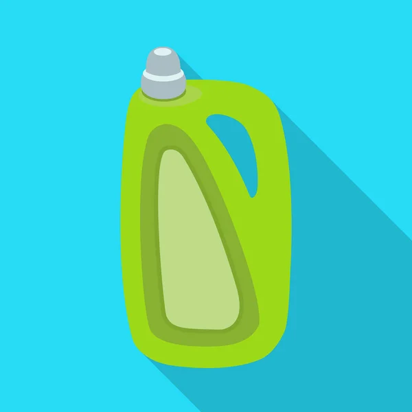 Ilustração vetorial da garrafa e do sinal de plástico. Gráfico do ícone vetorial garrafa e bebida para estoque. —  Vetores de Stock