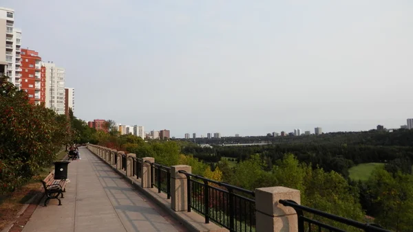 Vista desde el barrio Oliver de Edmonton — Foto de Stock