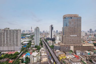 Bangkok 'taki birçok binanın manzarası