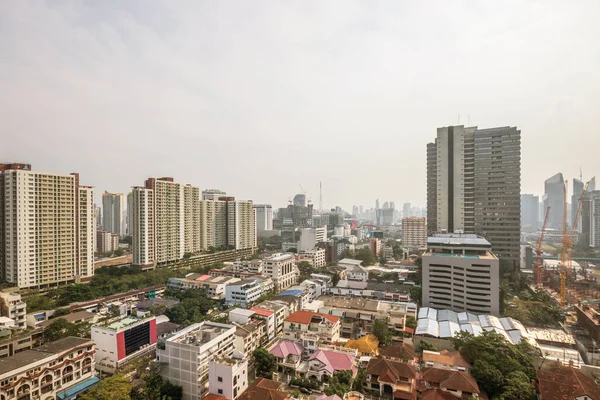 Utsikt Över Många Byggnader Bangkok — Stockfoto