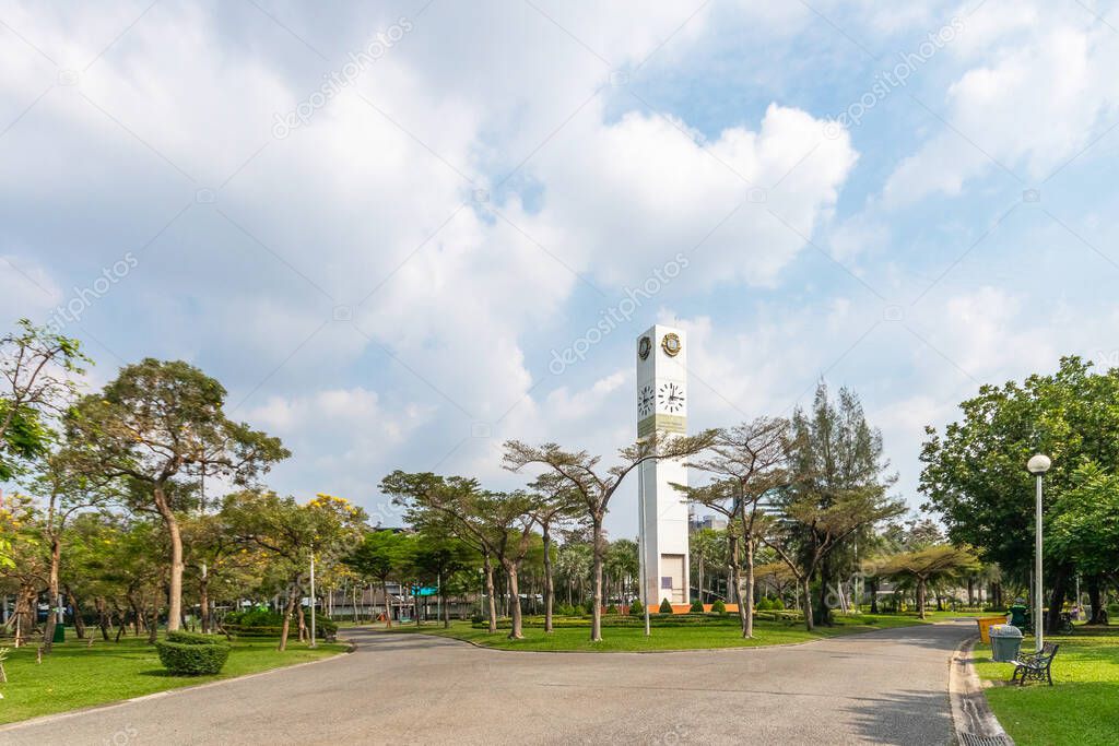 Clock Tower in Chatuchak Park