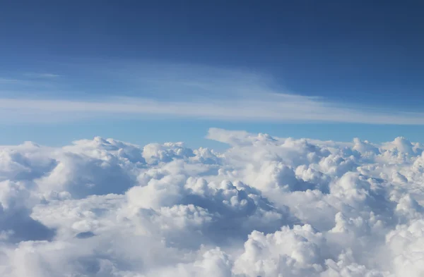 Céu - a vista do avião Fotos De Bancos De Imagens Sem Royalties