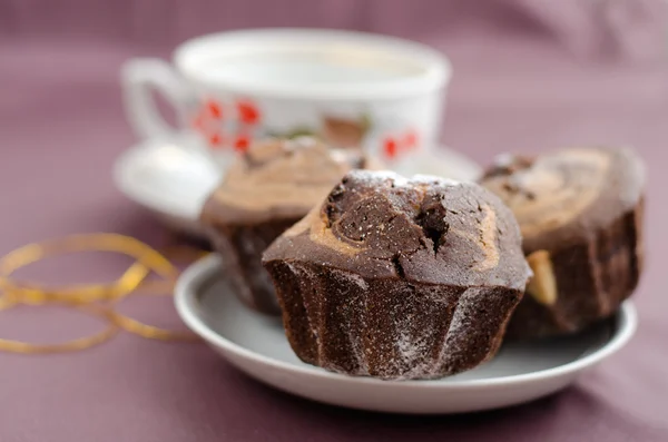 Deliciosos muffins — Fotografia de Stock