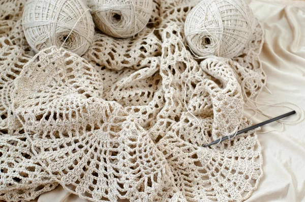 Padrão de crochet — Fotografia de Stock