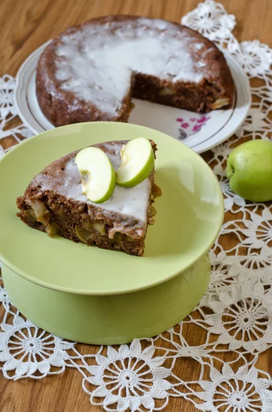 Apple pie with cinnamon — Stock Photo, Image