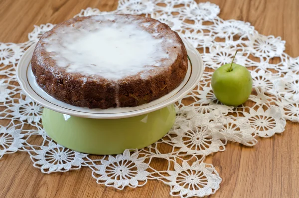 Torta de maçã com canela — Fotografia de Stock