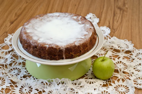 Tarta de manzana con canela — Foto de Stock