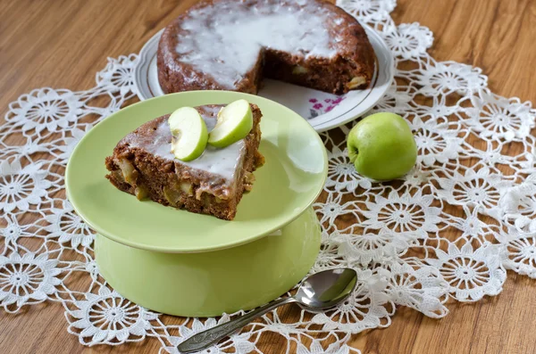 Tarta de manzana con canela — Foto de Stock