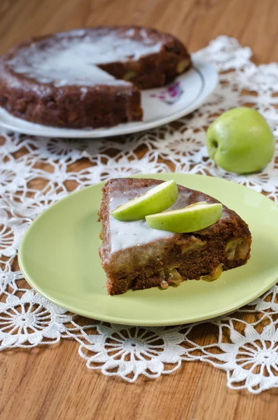Apple pie with cinnamon — Stock Photo, Image