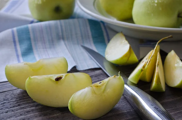 Groep van appels Rechtenvrije Stockafbeeldingen