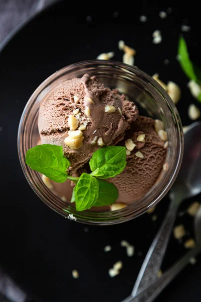 Eiskugeln Aus Nächster Nähe — Stockfoto