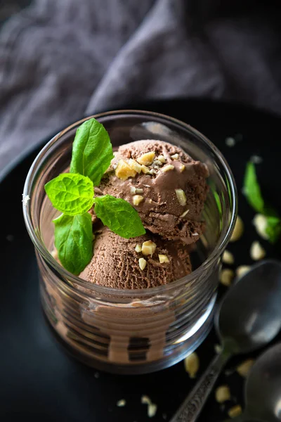 Eiskugeln Aus Nächster Nähe — Stockfoto