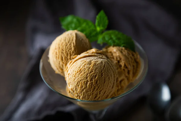 Eiskugeln Aus Nächster Nähe — Stockfoto