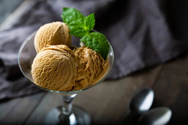 Eiskugeln Aus Nächster Nähe — Stockfoto