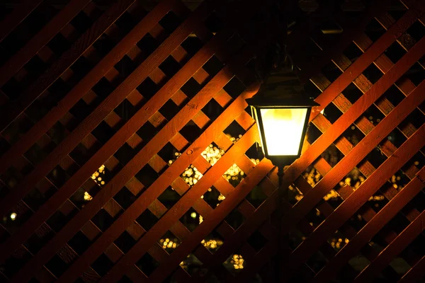 Dekoratív utcai lámpa — Stock Fotó