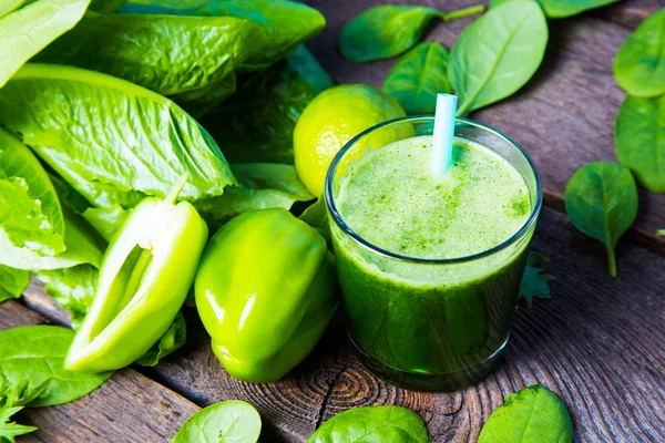 yeşil sebze smoothie