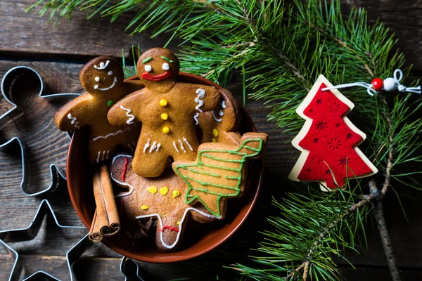 Christmas cookies, traditional dishes — Stock Photo, Image
