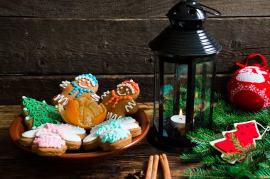 Noel davranır, zencefilli, mandalina