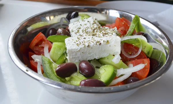 Greek salad — Stock Photo, Image