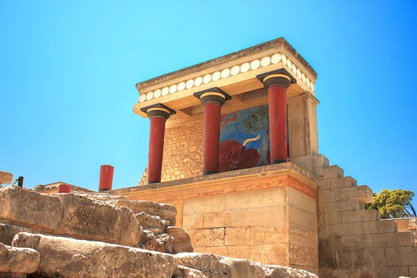 Knossos in crete island, Grécia — Fotografia de Stock