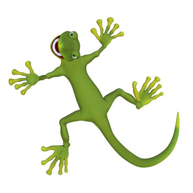 Gecko lizzard 3d