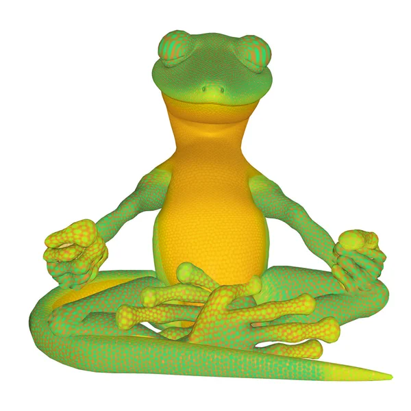 Geco meditando — Foto Stock