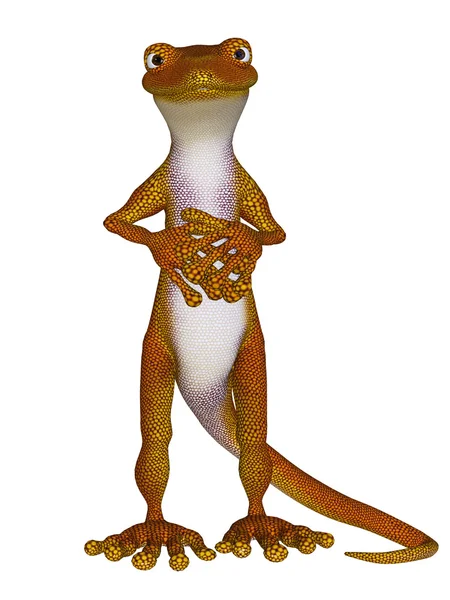 Gecko 3d — стокове фото