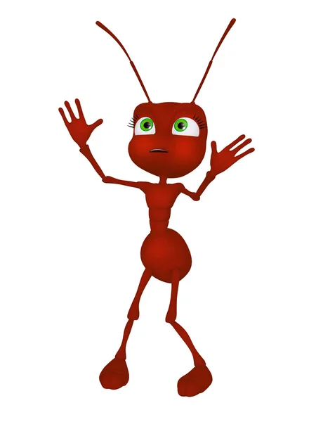 Cartoon ant 3d — Stock Photo, Image