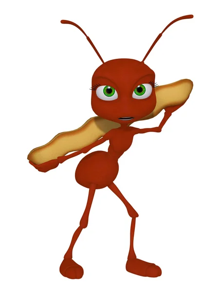 Cartoon ant 3d — Stock Photo, Image