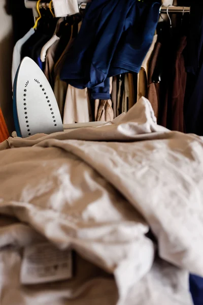 Pile of ironing — Stock Photo, Image