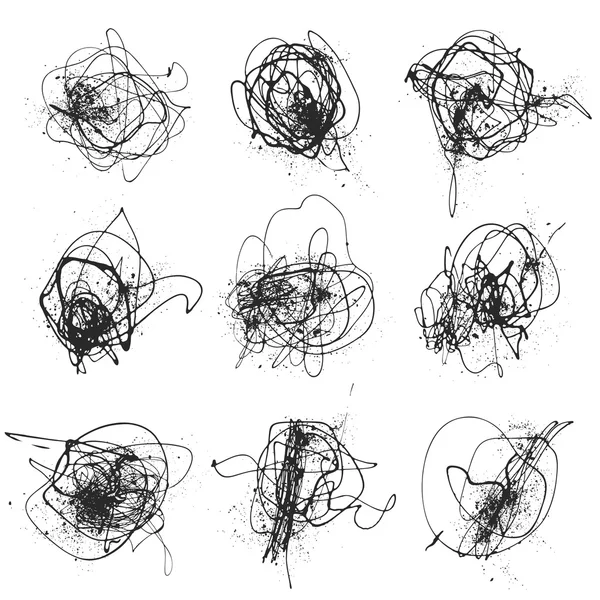 Manchas de tinta —  Vetores de Stock