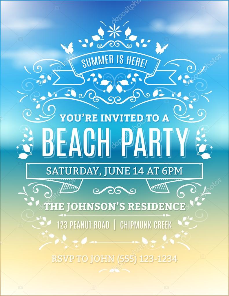 beach-party-invitation-stock-vector-image-by-cajoer-65997237