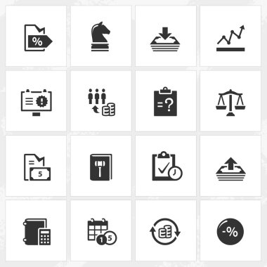Business Enterprise Icons clipart