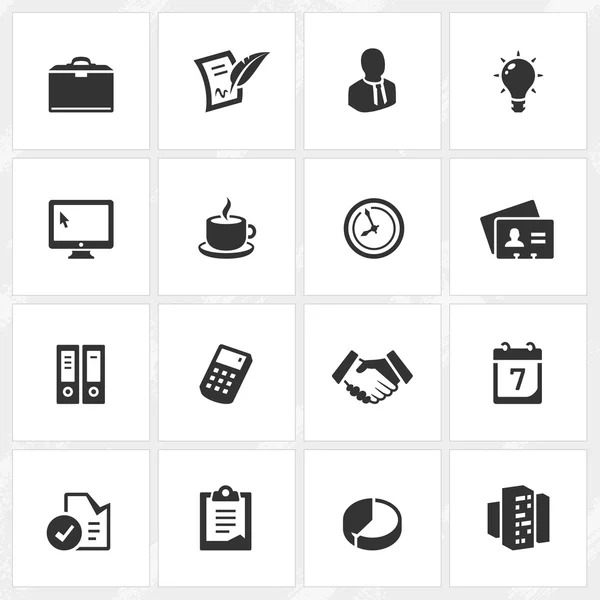 Iconos de negocios — Vector de stock