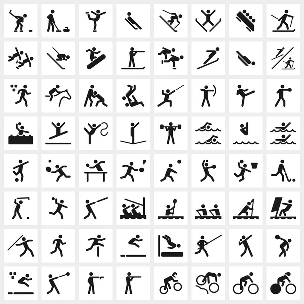 Sport-Symbole Vektorgrafiken